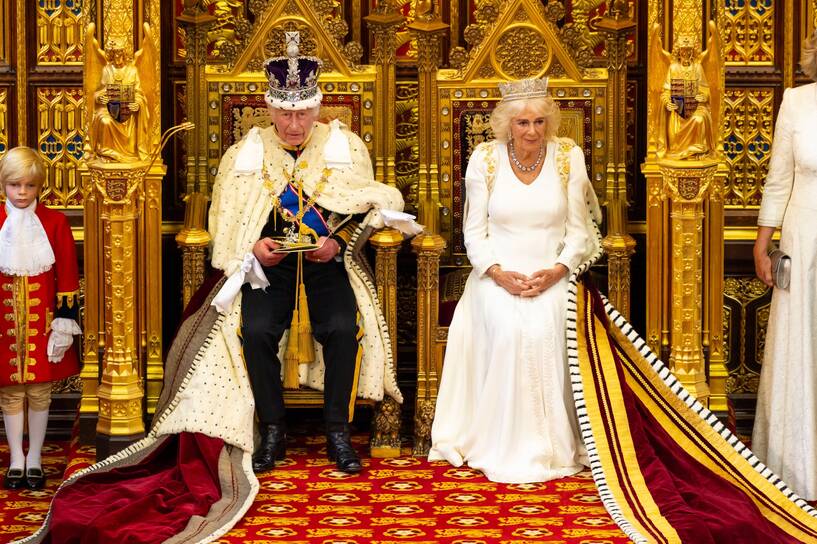 Król Karol i królowa Camilla Fot. X/House of Lords 