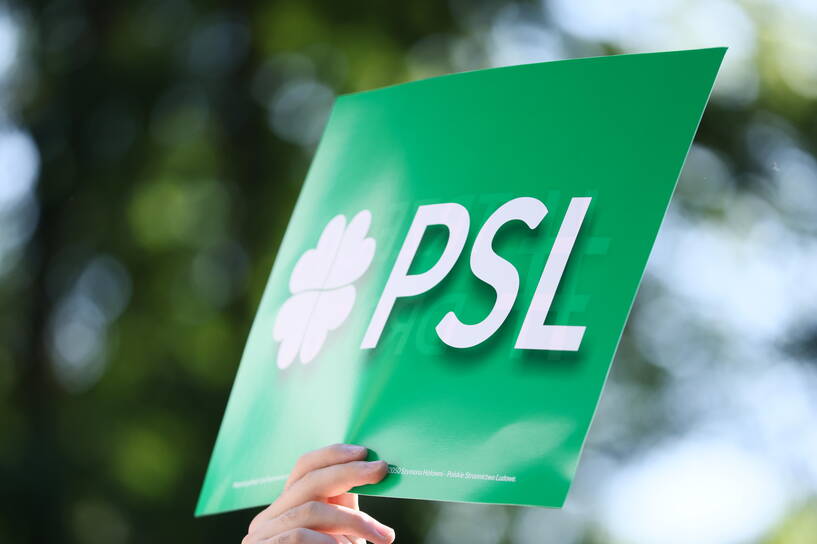 Logo PSL. Fot. PAP/Leszek Szymański