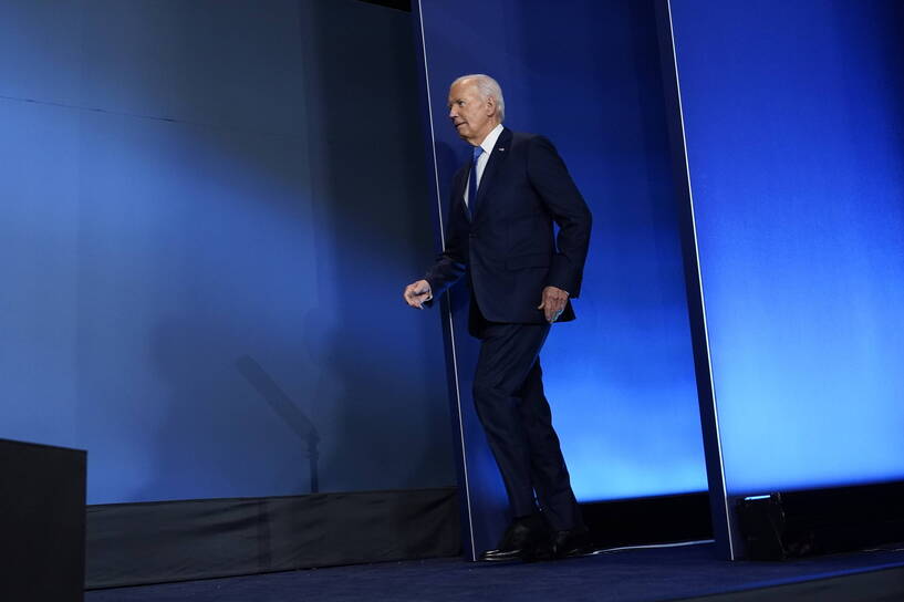Prezydent USA Joe Biden. Fot. 	PAP/EPA/CHRIS KLEPONIS / POOL