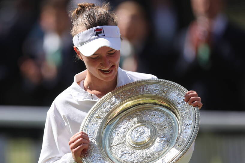 Barbora Krejcikova, fot. PAP/EPA/NEIL HALL