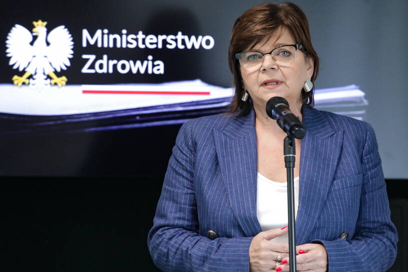 Minister zdrowia Izabela Leszczyna. Fot. PAP/Tomasz Gzell
