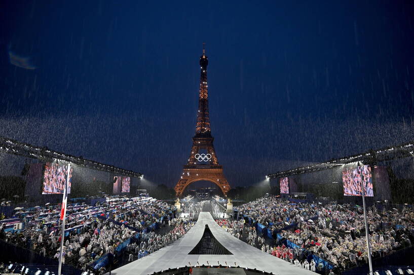 Francja. Letnie Igrzyska Olimpijskie w Paryżu rozpoczęte. Fot. PAP/EPA/	Joel Marklund / POOL