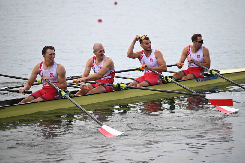 Dominik Czaja, Fabian Barański, Mirosław Ziętarski, Mateusz Biskup. Fot. PAP/Adam Warżawa