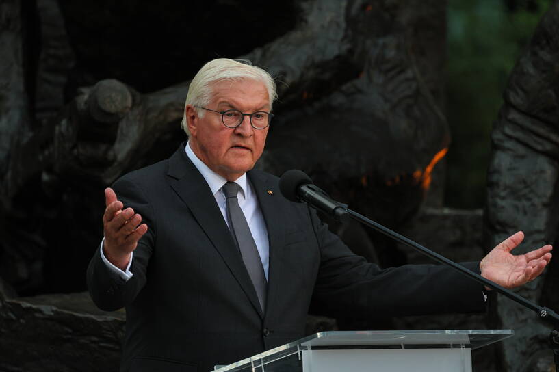 Prezydent RFN Frank-Walter Steinmeier. Fot. PAP/	Paweł Supernak