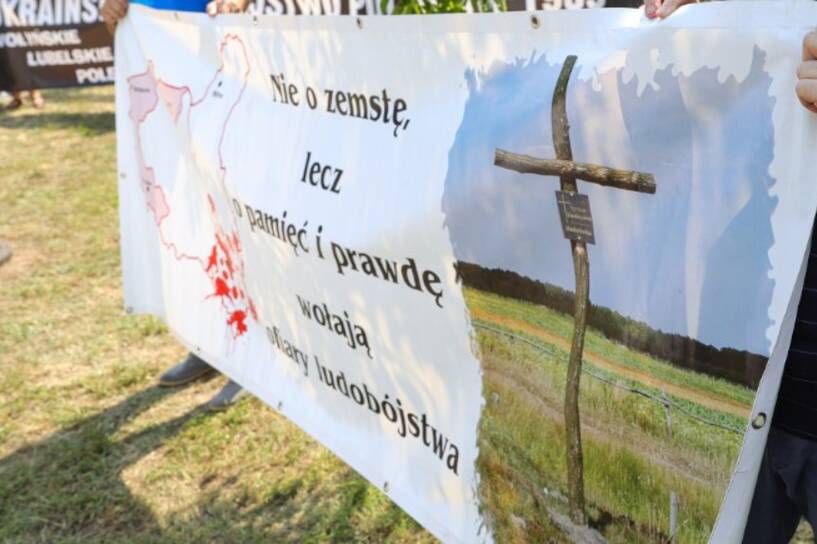 11 lipca jest Narodowym Dniem Pamięci Ofiar Ludobójstwa dokonanego przez ukraińskich nacjonalistów na obywatelach II RP. Fot. PAP/	Rafał Guz