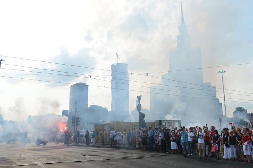 Obchody godziny "W" w Warszawie Fot. PAP/Radek Pietruszka