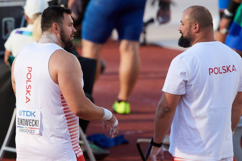 Konrad Bukowiecki i Michał Haratyk Fot. PAP/Adam Warżawa