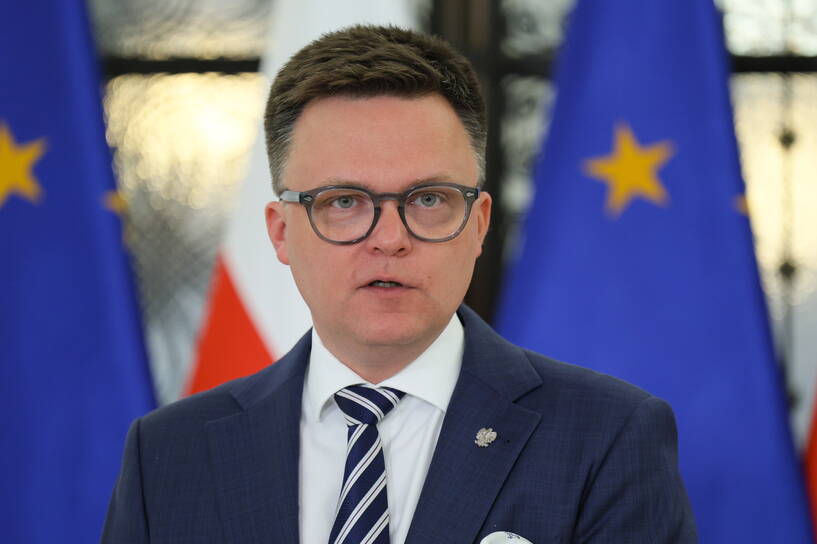 Marszałek Sejmu Szymon Hołownia. Fot. PAP/Paweł Supernak