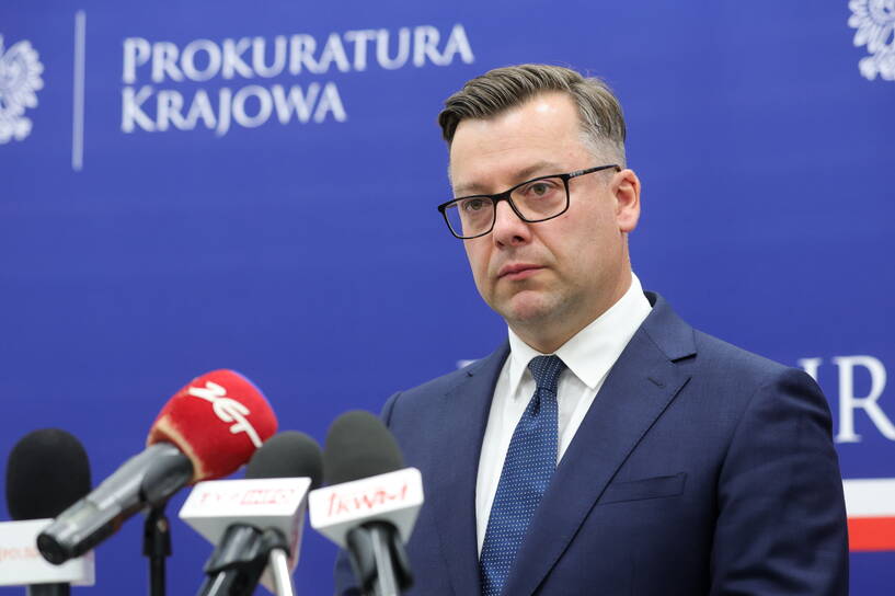 Prokurator Przemysław Nowak Fot. PAP/Rafał Guz