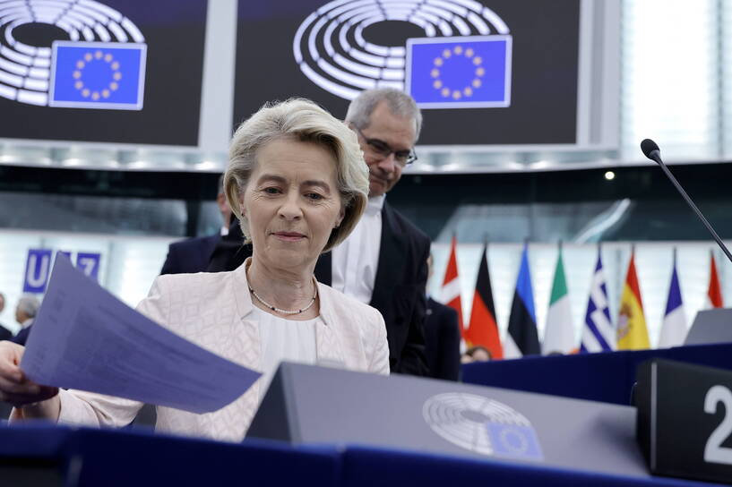 Szefowa KE Ursula von der Leyen Fot. RONALD WITTEK/PAP/EPA