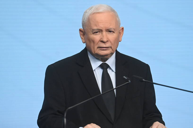 Prezes PiS Jarosław Kaczyński. Fot. PAP/Piotr Nowak