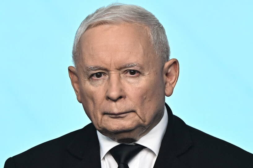 Prezes Prawa i Sprawiedliwości Jarosław Kaczyński. Fot. PAP/Radek Pietruszka