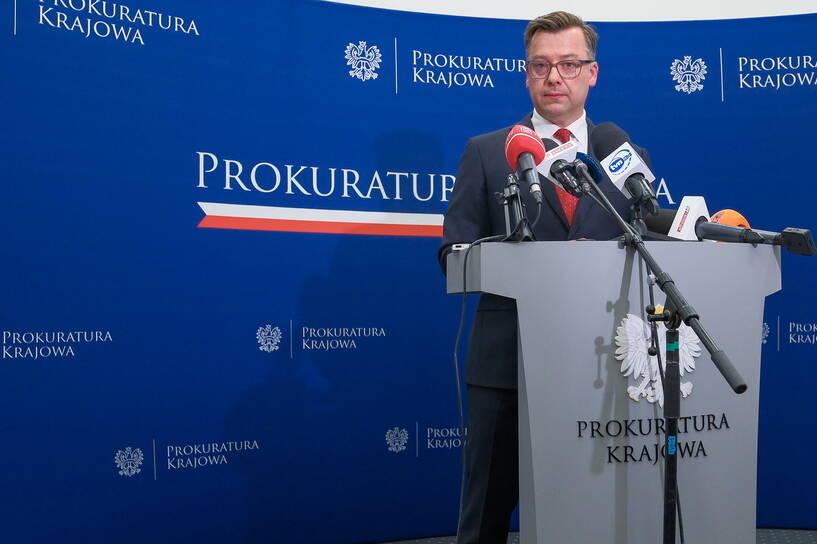 Rzecznik Prokuratury Krajowej Przemysław Nowak Fot. PAP/Mateusz Marek