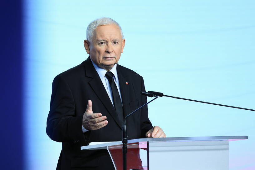 Prezes Prawa i Sprawiedliwości Jarosław Kaczyński, fot. PAP/Szymon Pulcyn