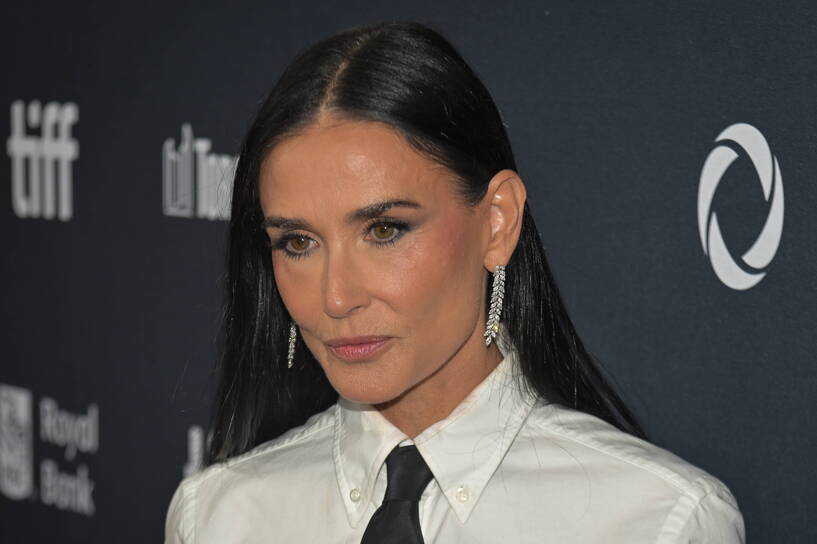 Demi Moore. Fot. PAP/EPA/	EDUARDO LIMA