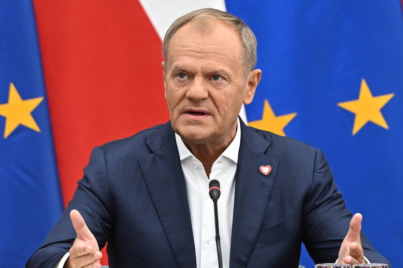 Premier Donald Tusk Fot. PAP/Radek Pietruszka 