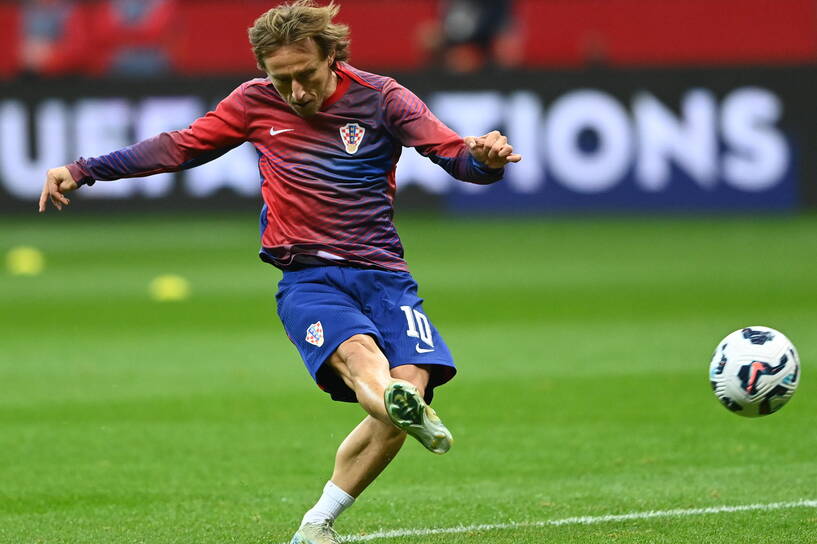 Luka Modric. Fot. PAP/Piotr Nowak