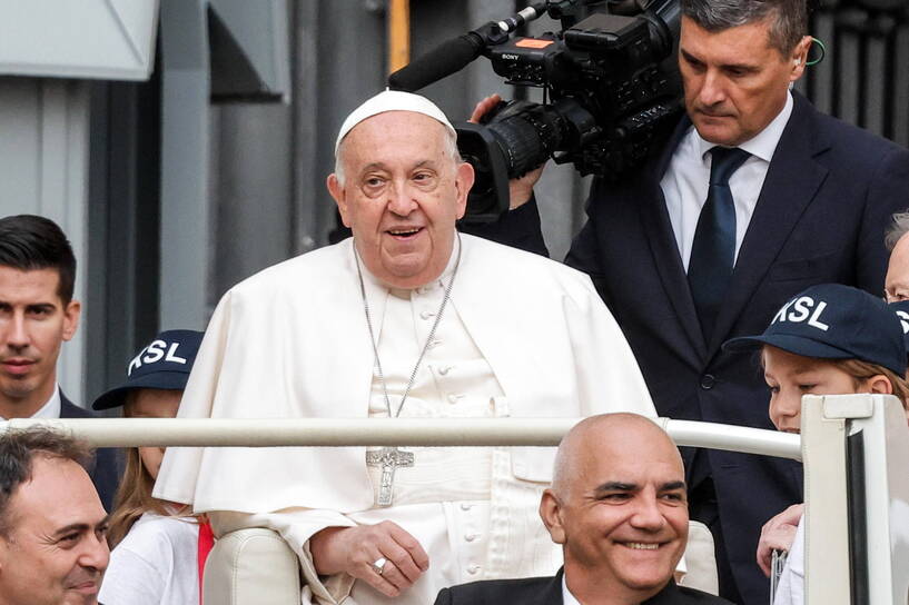 Papież Franciszek. Fot. EPA/GIUSEPPE LAMI