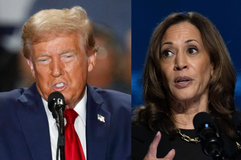 Donald Trump, Kamala Harris. Fot. PAP/ EPA//DAVID MAXWELL/DAVID MUSE