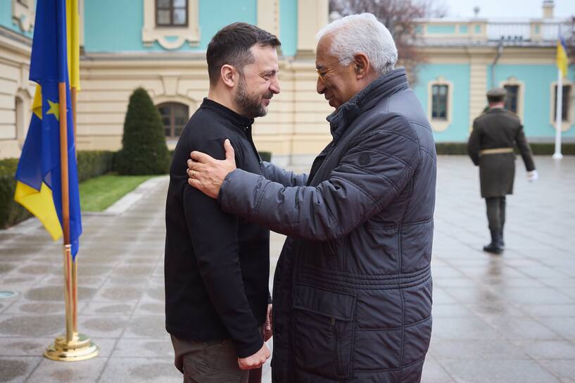 Prezydent Ukrainy Wołodymyr Zełenski i Antonio Costa. Fot. X/Volodymyr Zelenskyy