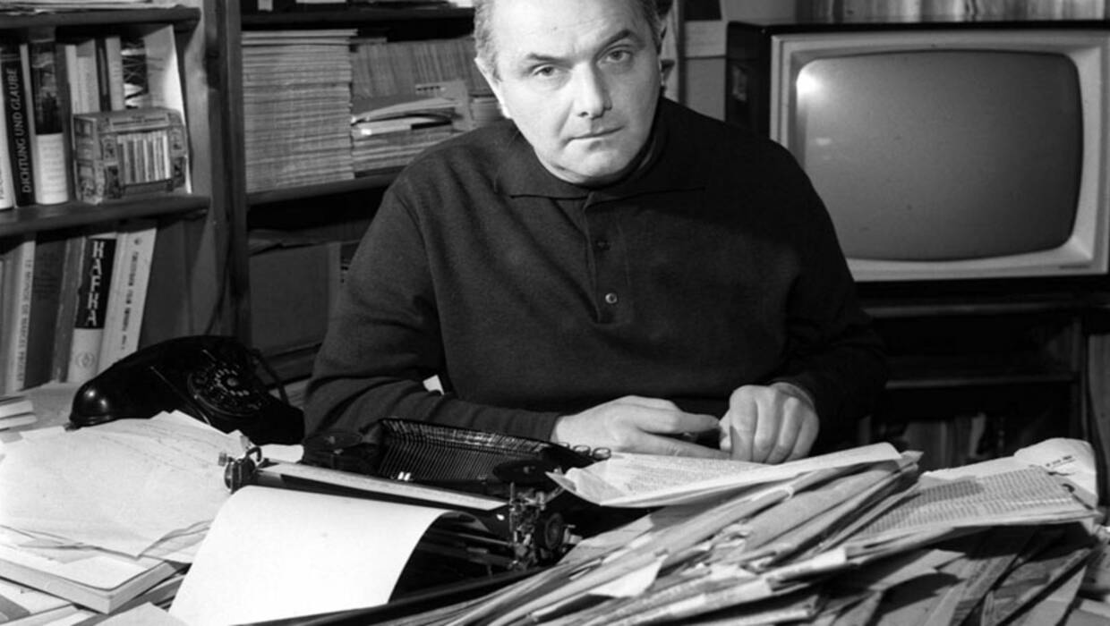Polski pisarz Stanisław Jerzy Lec. Fot. PAP