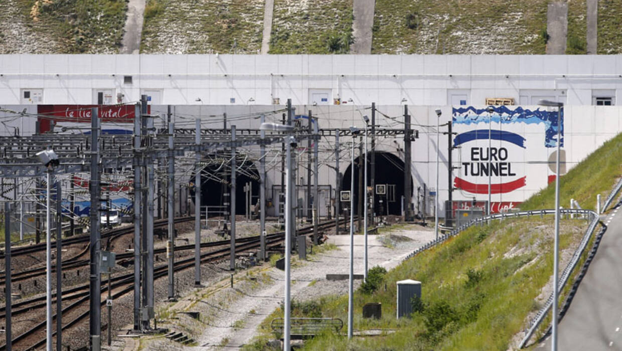 Tunel z Francji do Wielkiej Brytanii, fot. PAP/EPA/YOAN VALAT