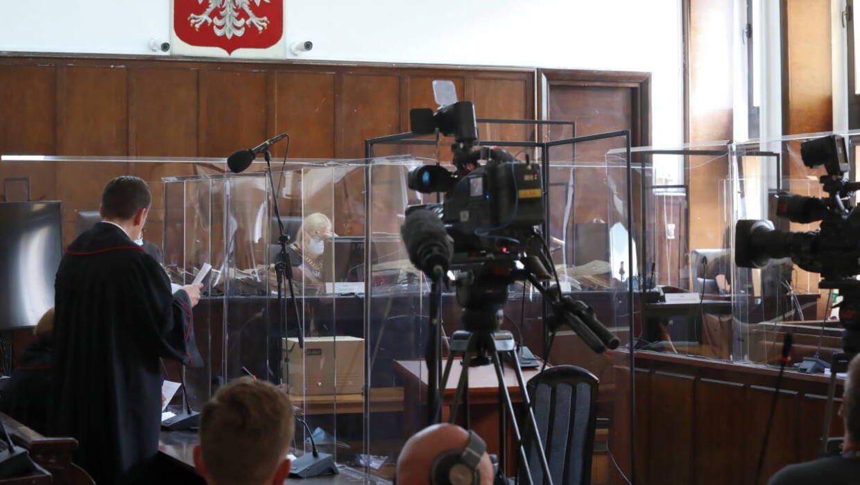 Proces w sprawie zabójstwa małżeństwa Jaroszewiczów Fot. PAP/Tomasz Gzell