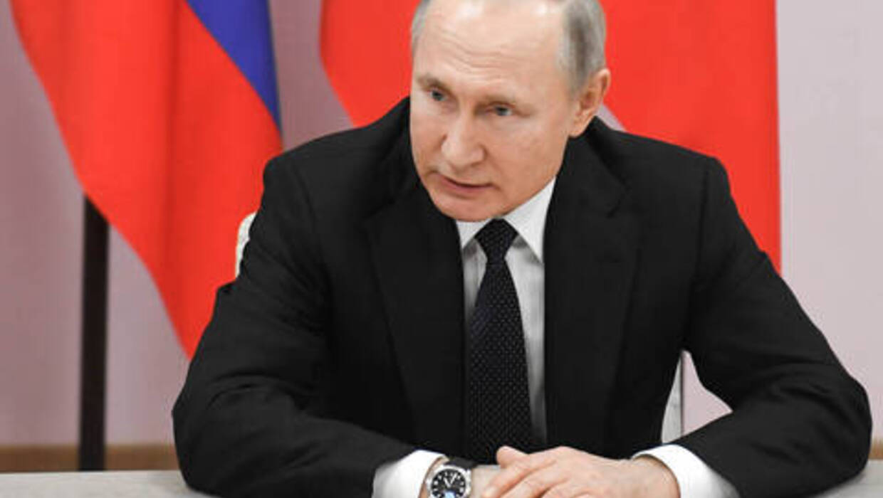Prezydenta Rosji Władimir Putin. Fot. PAP/PA/ALEXEI DRUZHININ / SPUTNIK / KREMLIN POOL MANDATORY CREDIT