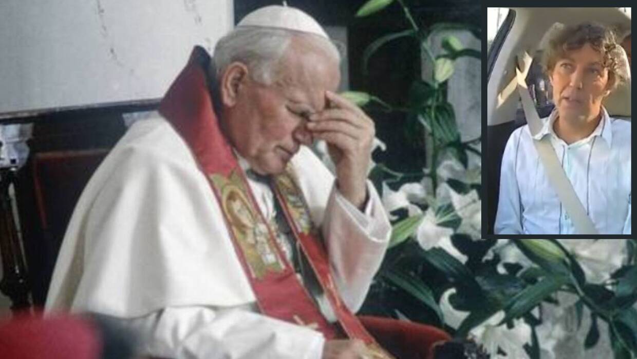 Papież Jan Paweł II Fot. PAP/Jan Morek. Ekke Overbeek, fot. YouTube Onet