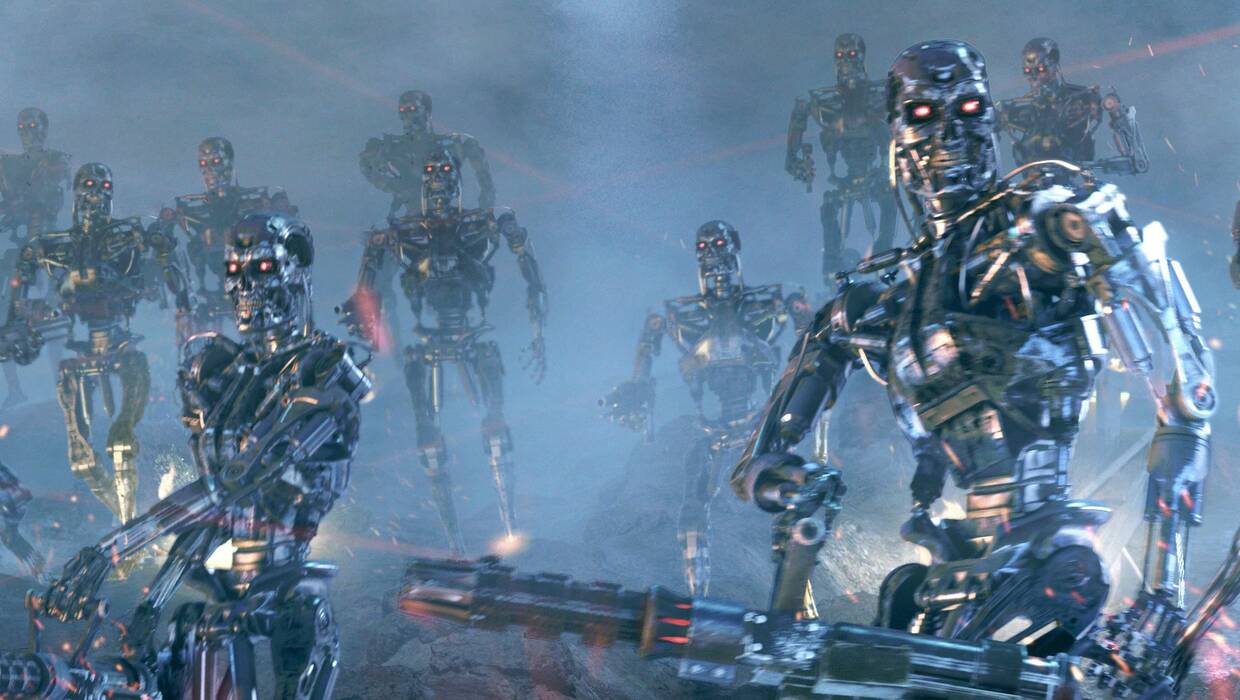 Kadr z filmu "Terminator 3", Fot. PAP/EPA/Columbia TriStar/Robert Zucker