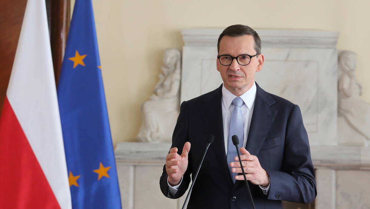 Premier Mateusz Morawiecki. Fot. PAP/PAP/Paweł Supernak