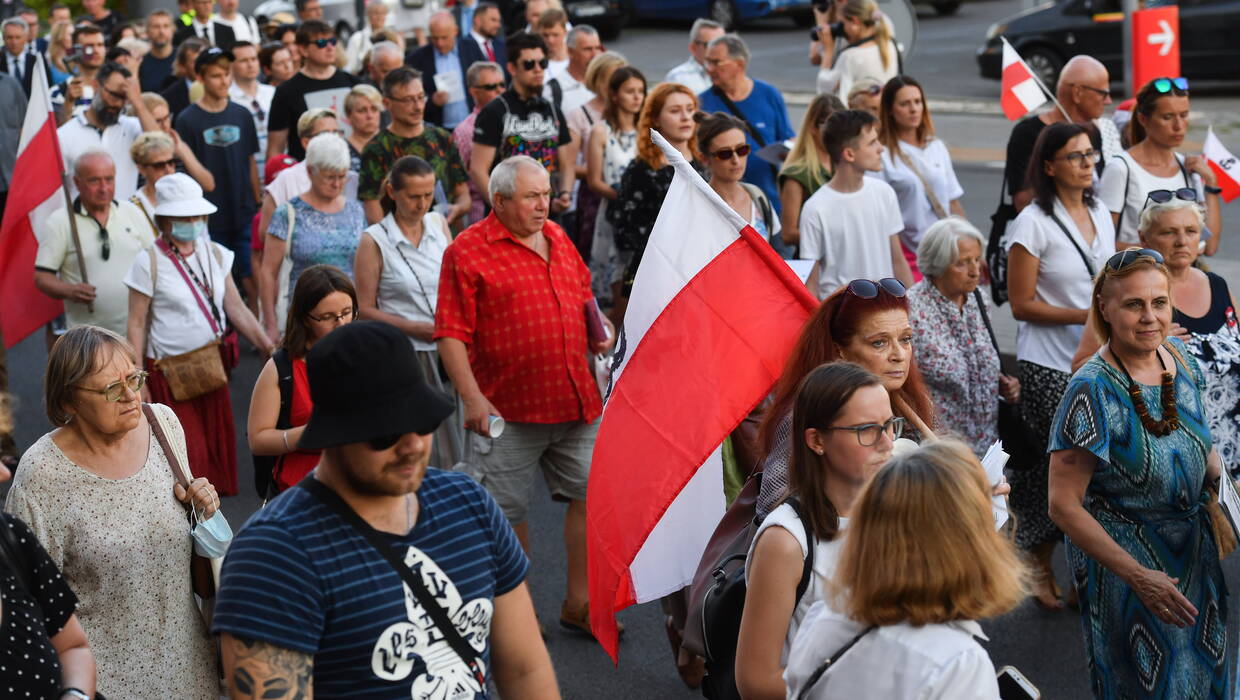 Na Woli rozpoczęły się uroczystości upamiętnienia ofiar niemieckich zbrodni w 1944 roku. Fot. PAP/	Piotr Nowak