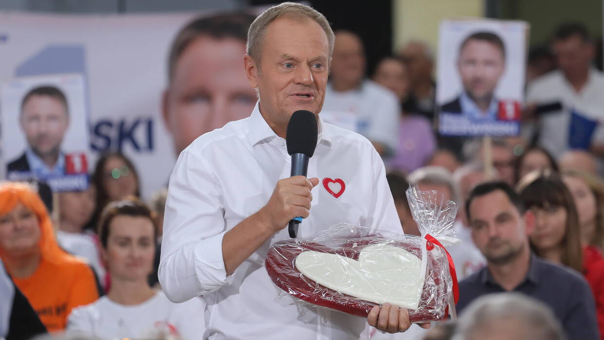 przewodniczący Platformy Obywatelskiej Donald Tusk, fot. PAP/Paweł Supernak