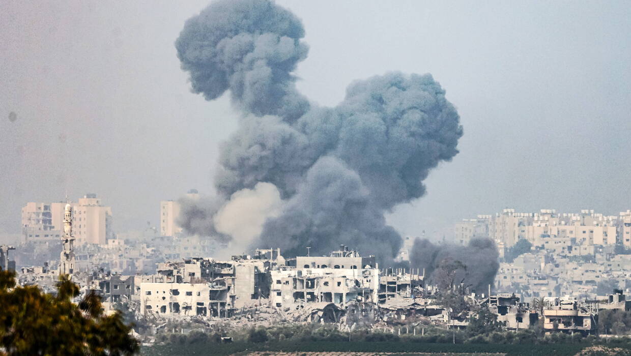 Strefa Gazy. Fot. PAP/ EPA/HANNIBAL HANSCHKE 
