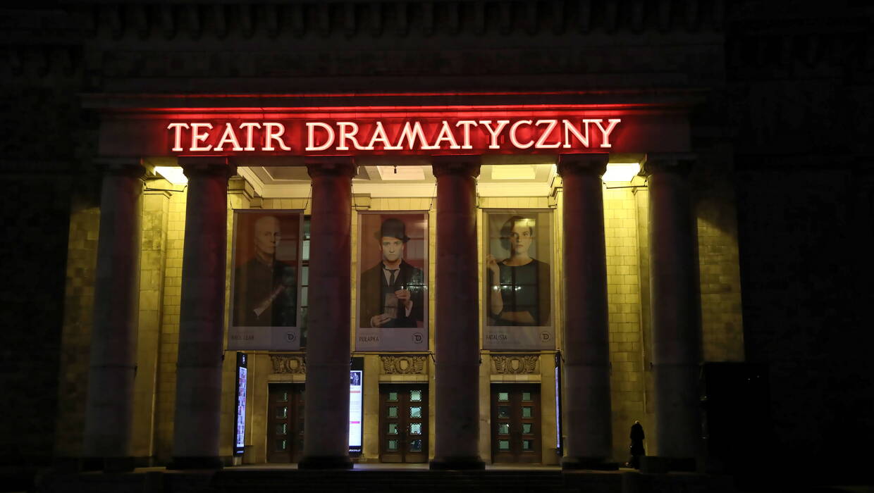 Teatr Dramatyczny, fot. PAP/Wojciech Olkuśnik