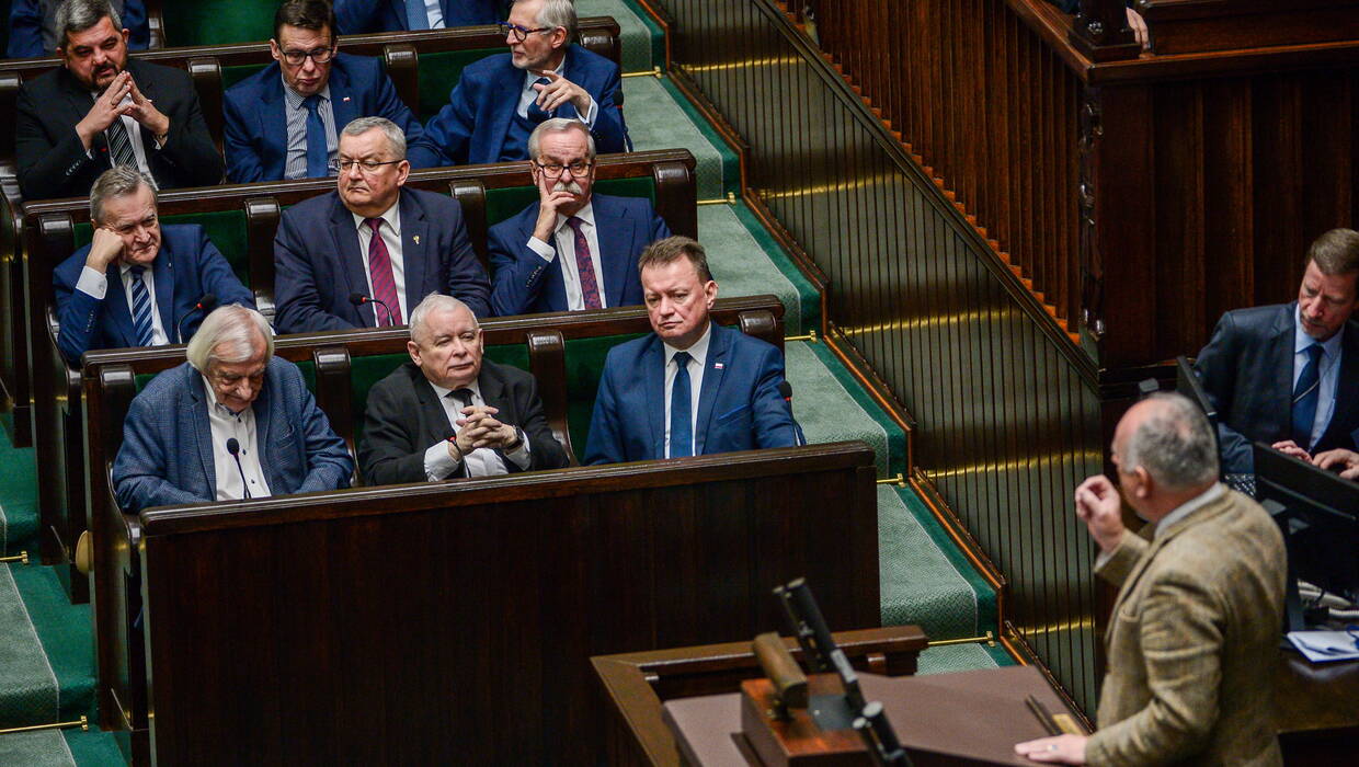 Sala obrad Sejmu/zdjęcie ilustracyjne Fot. PAP/Marcin Obara
