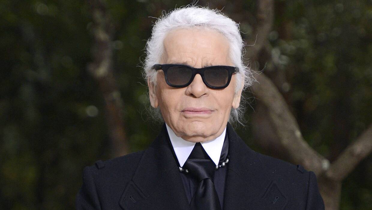 Karl Lagerfeld. Fot. PAP/News Pictures/Marcio Madeira