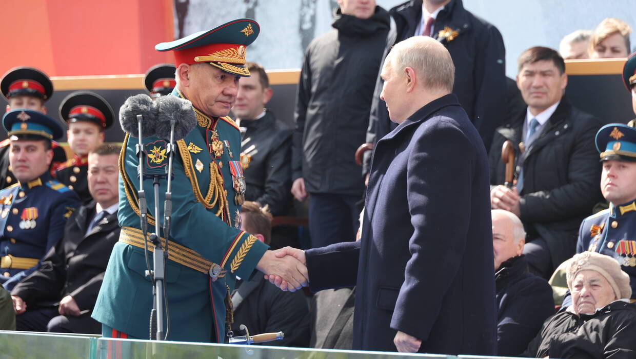 Siergiej Szojgu i Władimir Putin Fot. MIKHAEL KLIMENTYEV/SPUTNIK/KREMLIN POOL/PAP/EPA