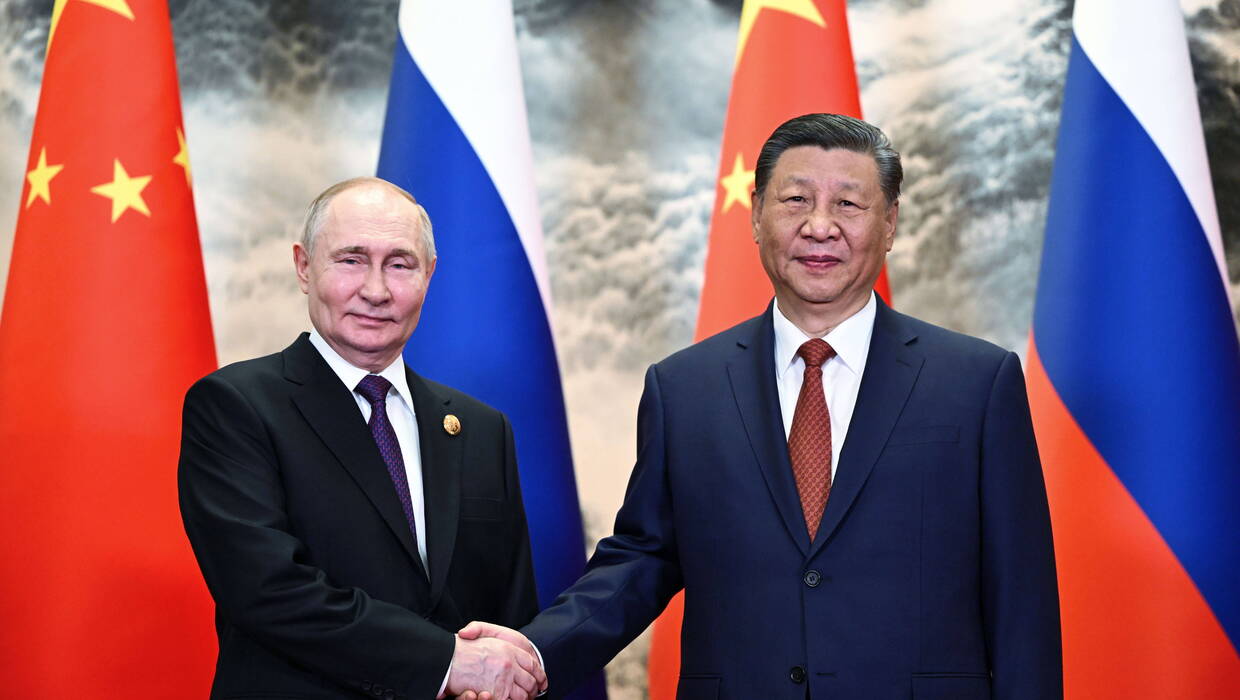 Władimir Putin i Xi Jinping, fot. PAP/EPA/	SPUTNIK POOL