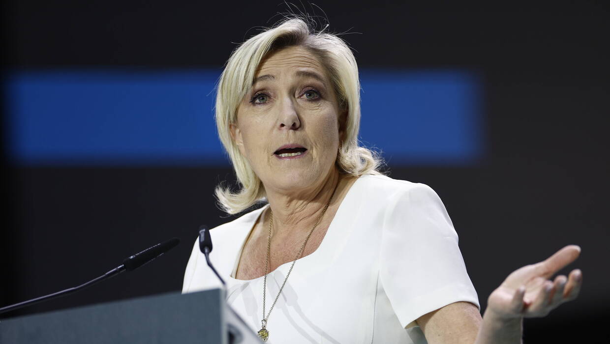 Marine Le Pen. Fot. PAP/EPA/RODRIGO JIMENEZ 