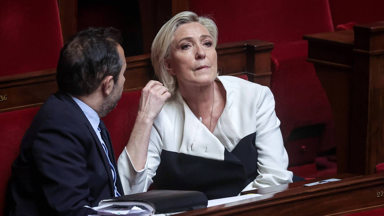 Marine Le Pen. Fot. PAP/EPA/CHRISTOPHE PETIT TESSON 