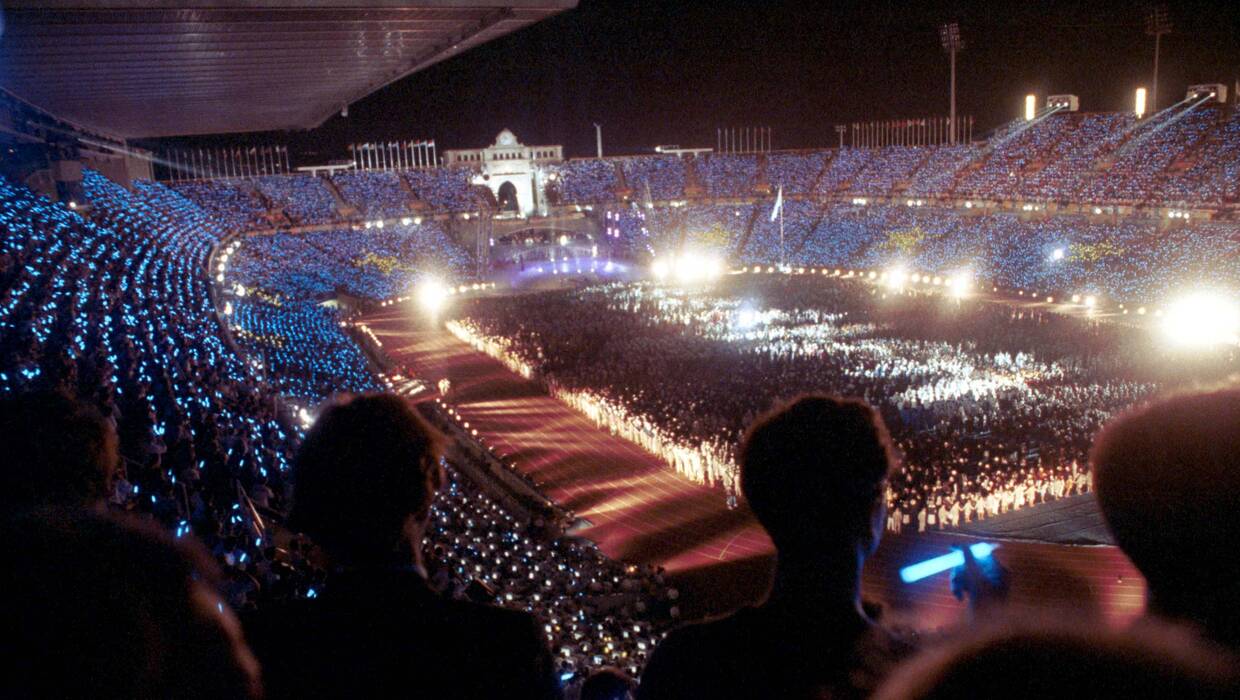  Letnie Igrzyska Olimpijskie w Barcelonie, ceremonia otwarcia. Fot. PAP/Piotr Teodor Walczak