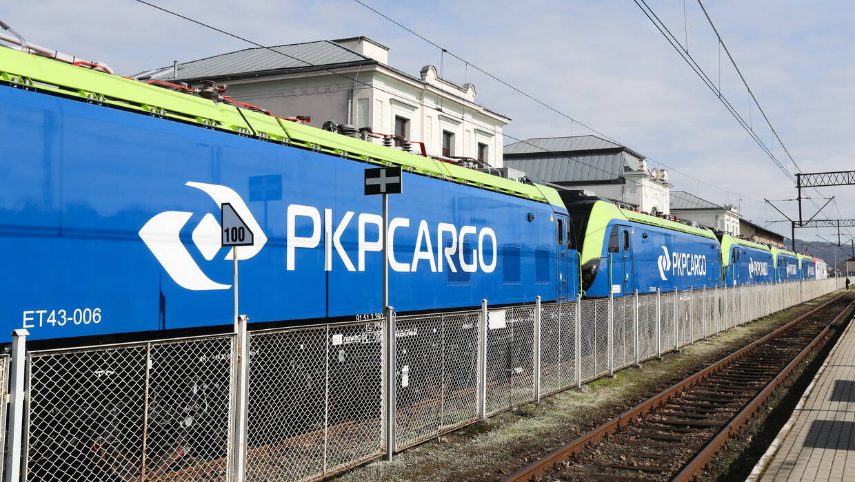 Pociąg PKP Cargo Fot. PAP/Grzegorz Momot