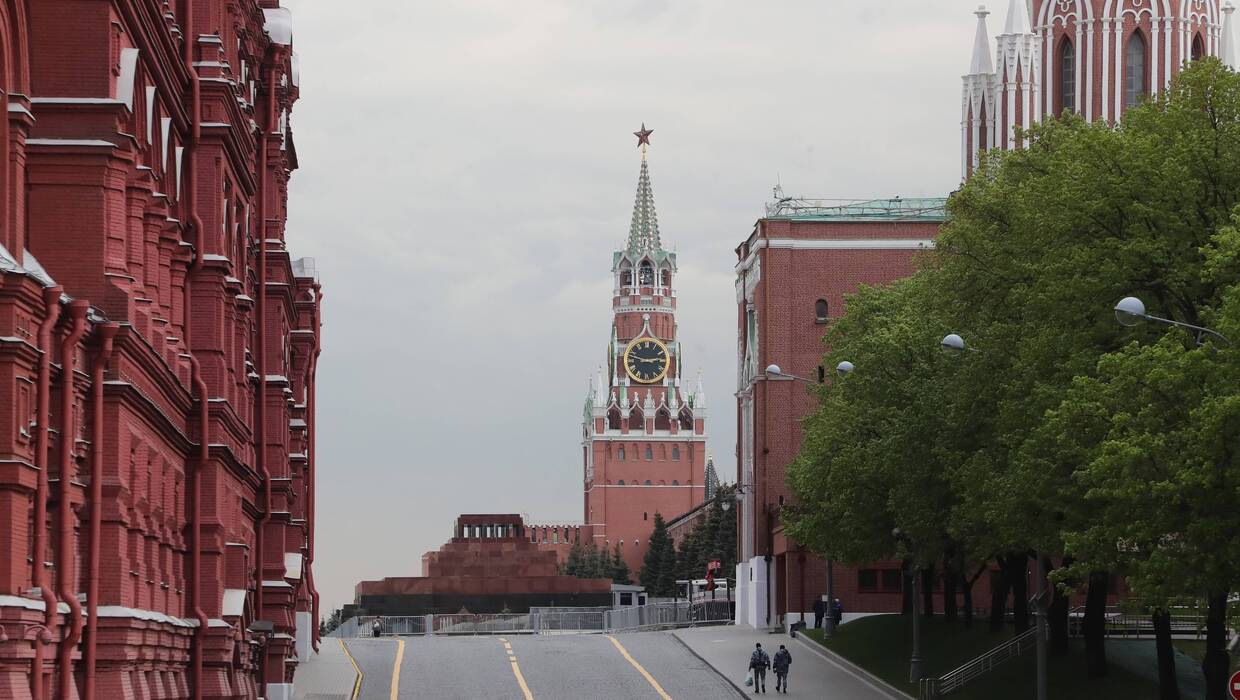 Plac czerwony w Moskwie Fot. PAP/EPA/MAXIM SHIPENKOV