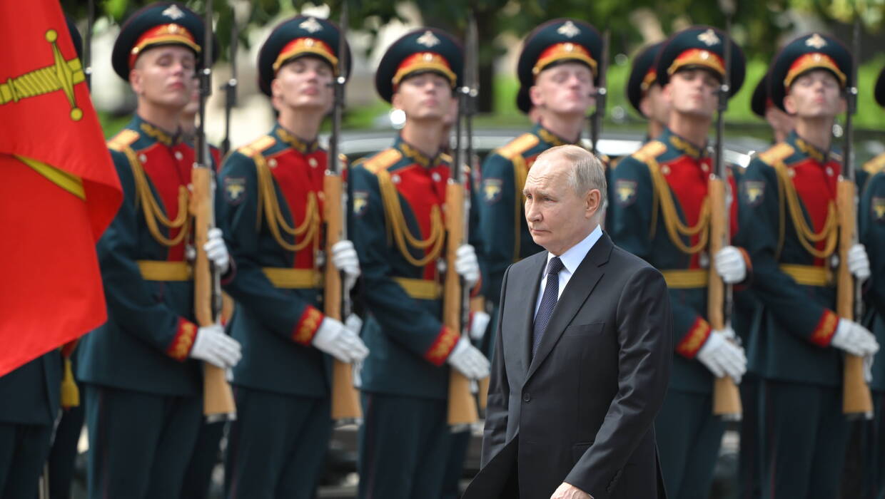Prezydent Rosji Vladimir Putin. Fot. PAP/EPA/SERGEY GUNEEV/SPUTNIK/KREMLIN POOL 