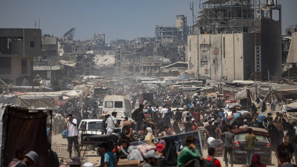 Strefa Gazy, zdjęcie ilustracyjne, fot. PAP/EPA/HAITHAM IMAD
