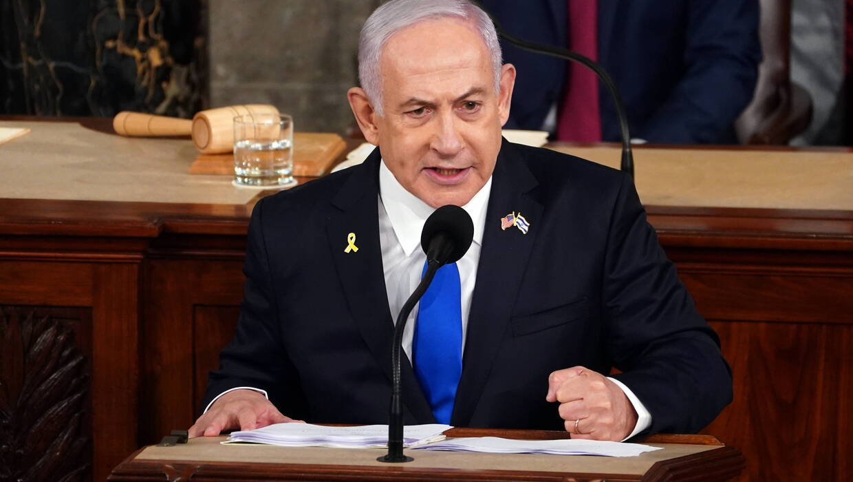 Premier Izraela Benjamin Netanjahu. Fot. PAP/WILL OLIVER