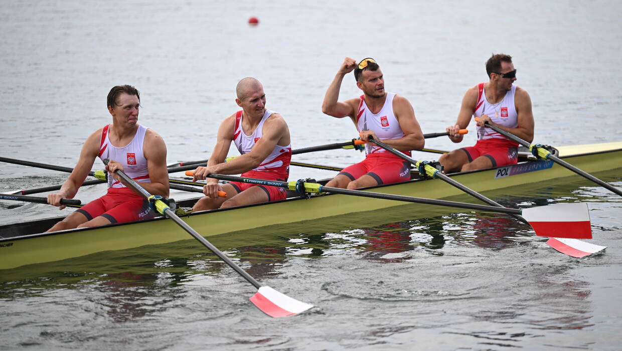 Dominik Czaja, Fabian Barański, Mirosław Ziętarski, Mateusz Biskup. Fot. PAP/Adam Warżawa