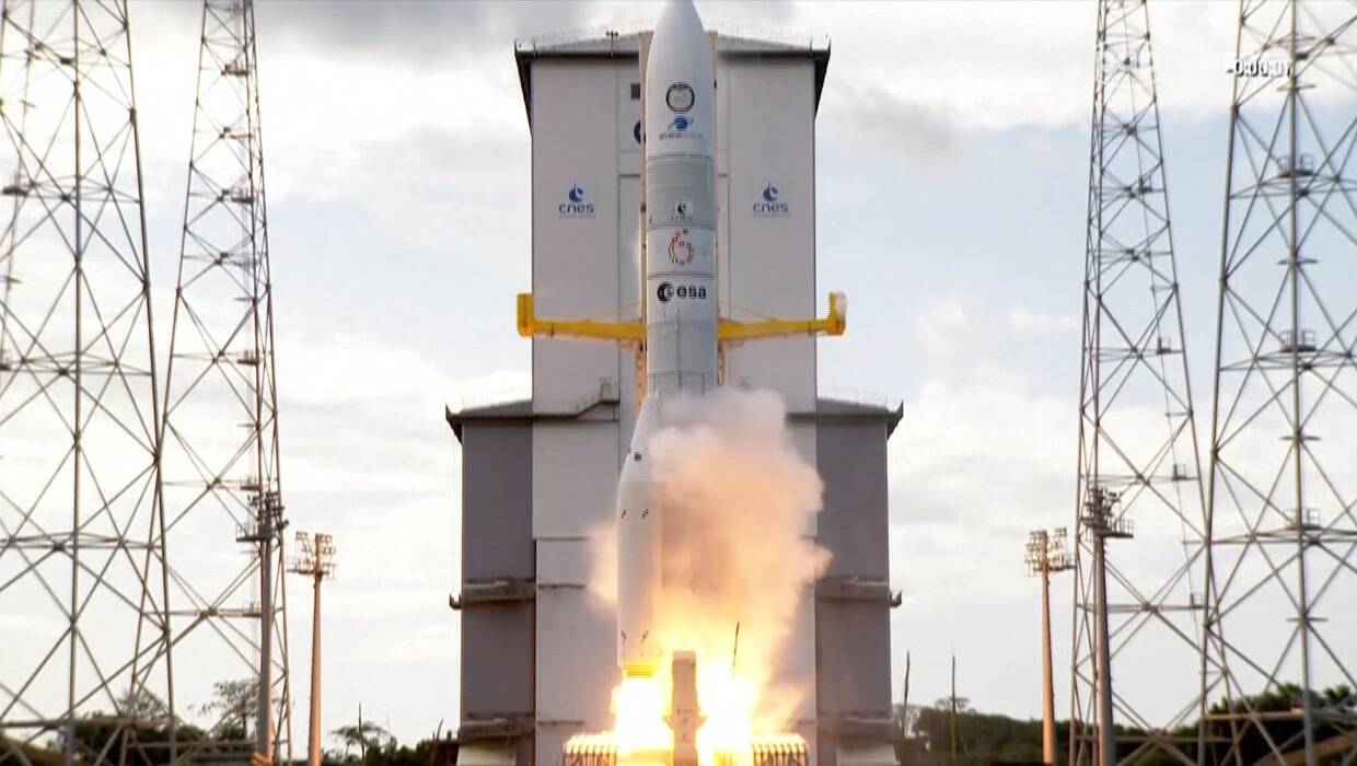 Start rakiety Ariane 6 fot. PAP/AFP