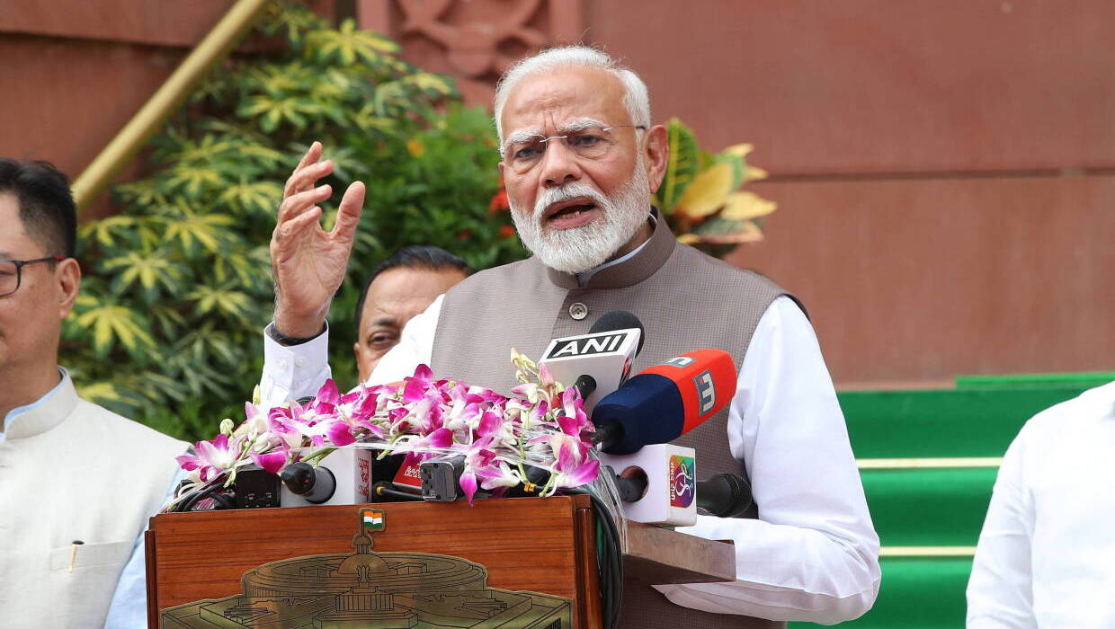 Premier Indii Narendra Modi. Fot. EPA/HARISH TYAGI